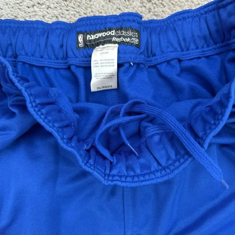 Vtg Kansas City Omaha Kings Warmup Pants Mens 3XL Reebok HWC Drawstring ABA NOS*